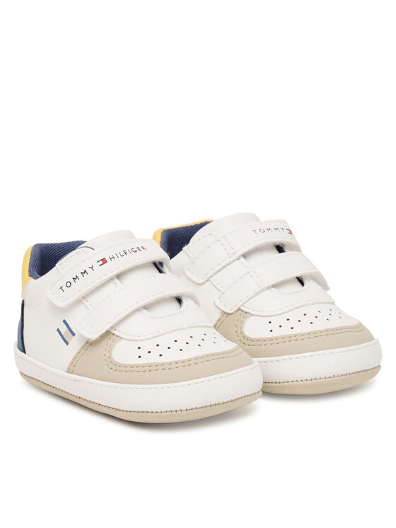Tommy Hilfiger Tommy Hilfiger Sportcipők Low Cut Velcro T0B9-34330-1755 Fehér