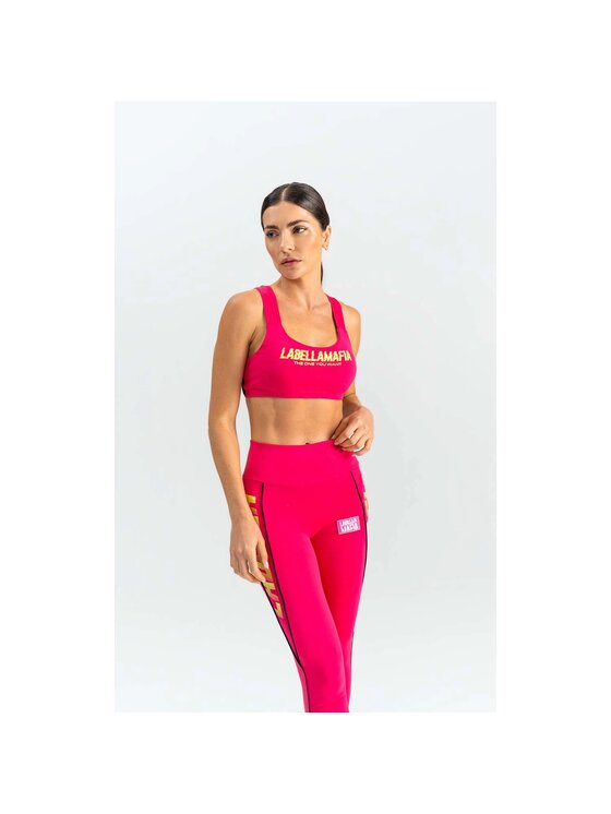 Legginsy LaBellaMafia, Rozmiar M, Czerwone, MOVEMENT PINK