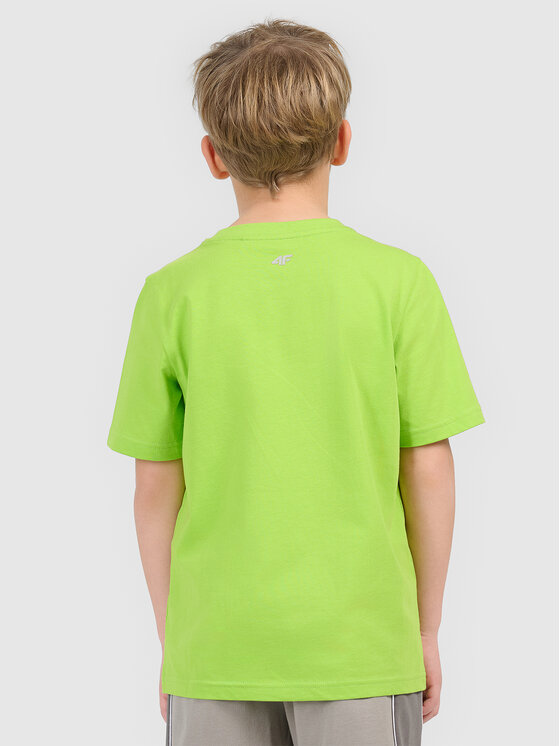 4F 4F T-Shirt ESPORTS RACING Zielony Regular Fit