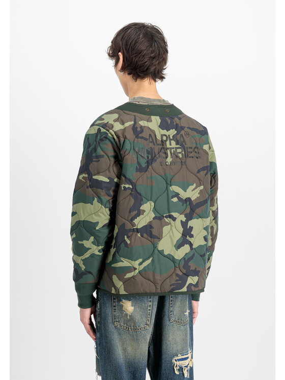Alpha Industries Alpha Industries Kurtka outdoor Studio Liner Outdoor Jacket Khaki Loose Fit