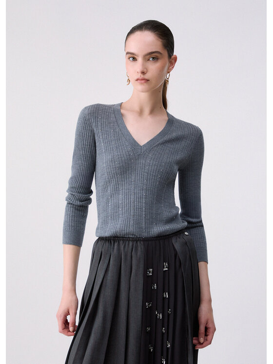 Liu Jo Liu Jo Maglione WF6100MA77Q02050 Grigio Regular Fit