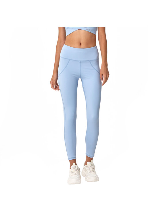Yeaz Yeaz Legginsy CLASSY Niebieski Slim Fit