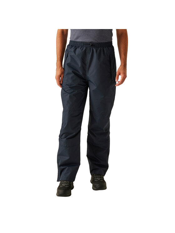 Regatta Regatta Spodnie przeciwdeszczowe Linton Granatowy Comfort Fit