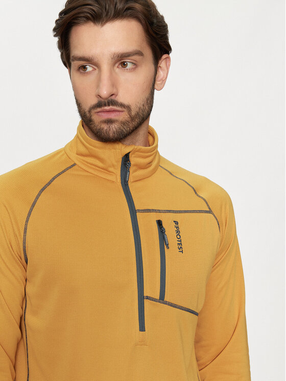 Protest Protest Технічний світшот Kody 3710644 Жовтий Regular Fit