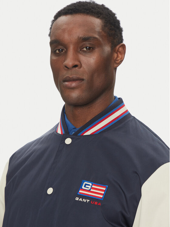 Gant Gant Μπόμπερ μπουφάν Varsity 7006519 Σκούρο μπλε Regular Fit