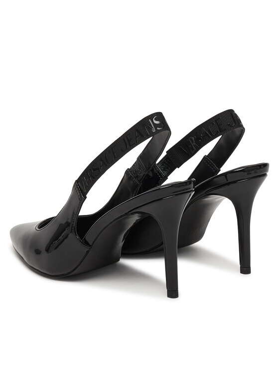 Versace Jeans Couture Versace Jeans Couture Pantofi cu toc subțire 80VA3S52 ZS859 899 Negru