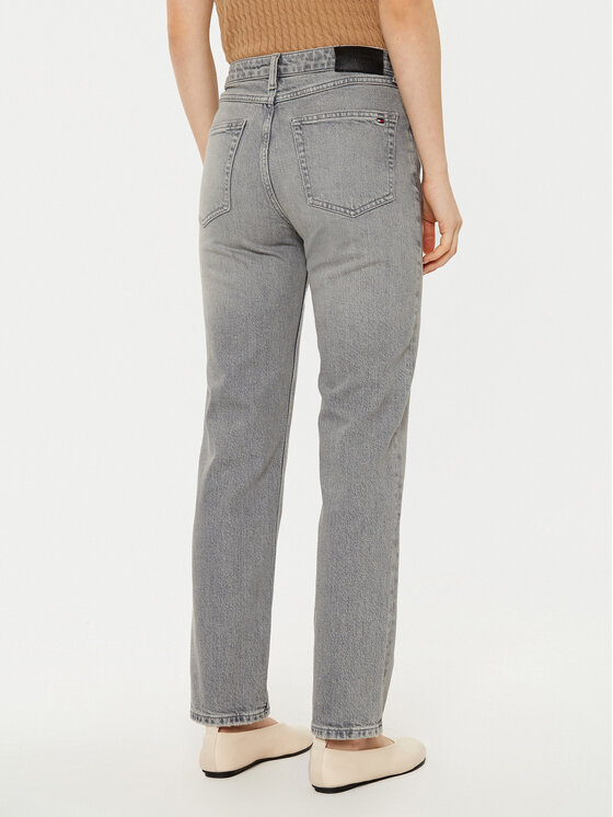 Tommy Hilfiger Tommy Hilfiger Džinsai Classic WW0WW43704 Pilka Straight Fit