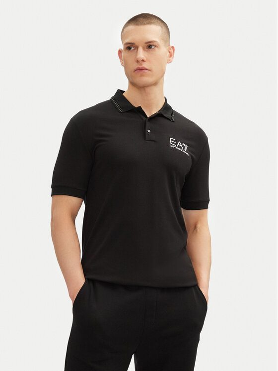 EA7 Emporio Armani EA7 Emporio Armani Polokošile 7M000300 AF13739 UC001 Černá Slim Fit