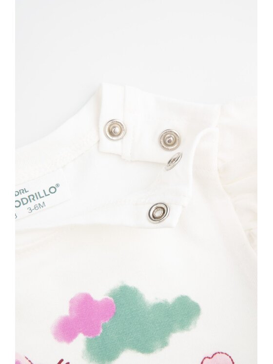 Coccodrillo Coccodrillo T-Shirt WC5143101DGN-003 Écru Regular Fit