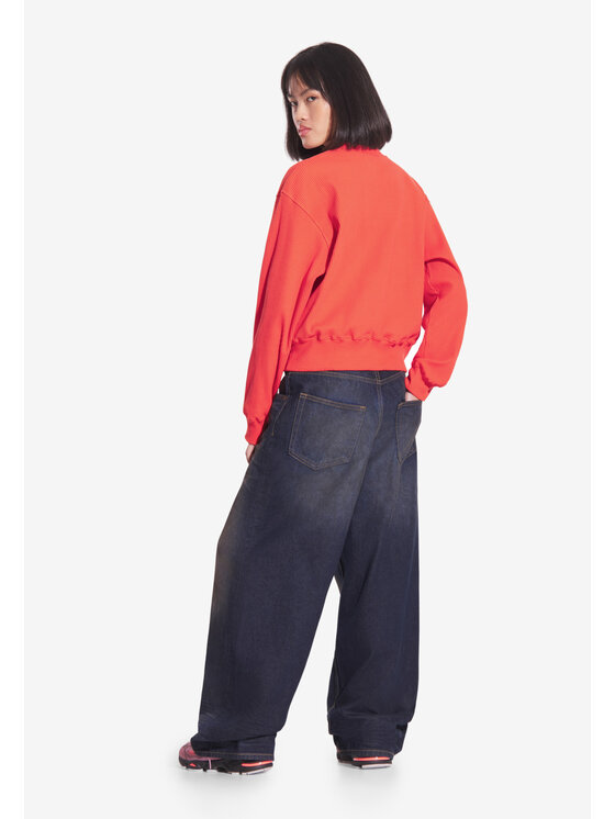 PROSTO. PROSTO. Bluza Ribbed Czerwony Oversize