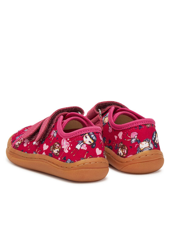 Froddo Froddo Papuče Barefoot Canvas G1700379-32 M Ružičasta