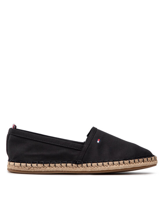 Tommy Hilfiger Tommy Hilfiger Espadrilles Basic Flat FW0FW06497 Schwarz
