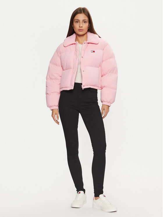 Tommy Jeans Tommy Jeans Pernata jakna DW0DW20390 Ružičasta Regular Fit