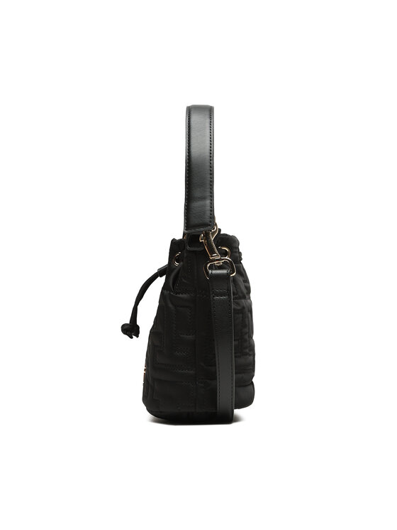 Tommy Hilfiger Tommy Hilfiger Käekott Tj Chic Nylon Bucket AW0AW14864 Must