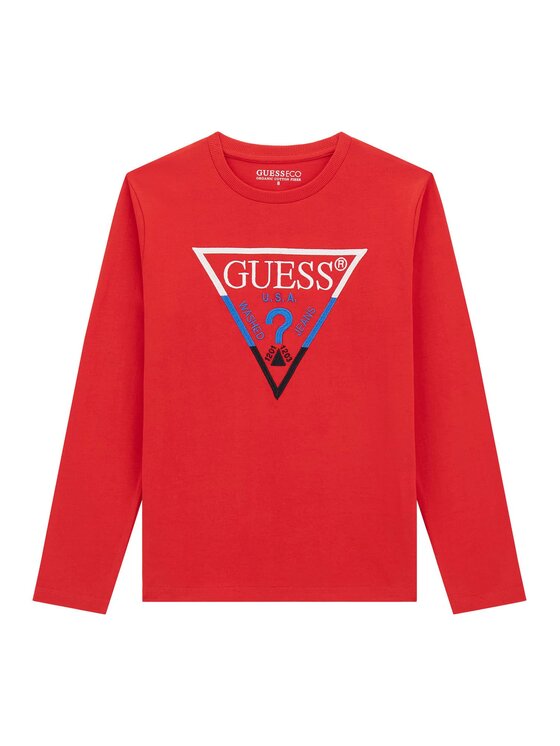 Guess Kids Guess Kids T-Shirt 176345 Czerwony Classic Fit