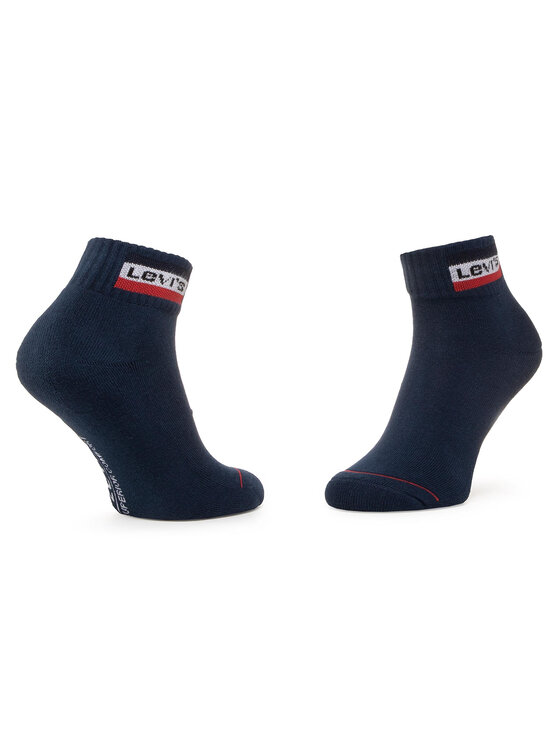 Levi's® Levi's Σετ 2 ζευγάρια κοντές κάλτσες unisex 37157-0147 Σκούρο μπλε
