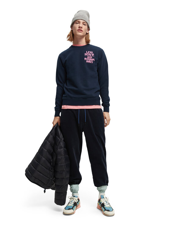 Scotch & Soda Scotch & Soda Суитшърт 169764 Тъмносин Regular Fit