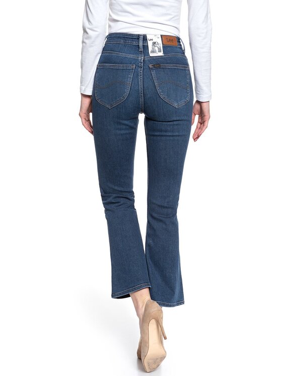Lee Lee Jeans KICKED FLARE Blu Skinny Fit