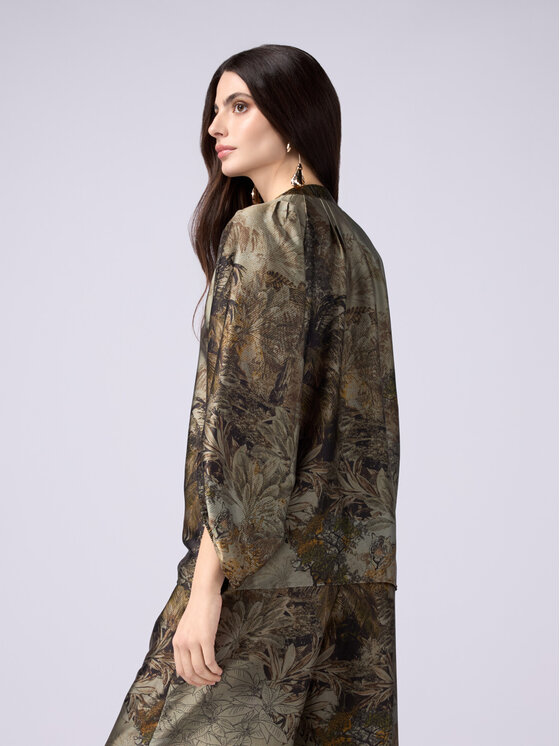 Oltre Oltre Camicia 5216J000791N0S5 Verde Over Fit