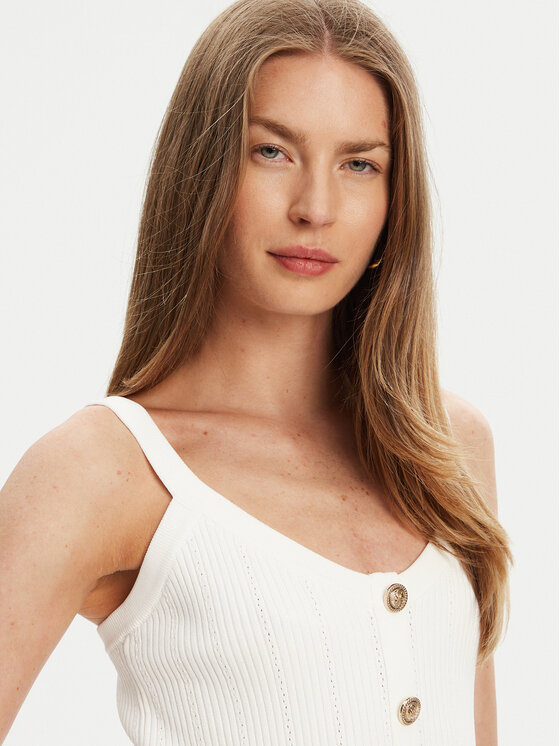 Guess Guess Top W5YR10 Z0130 Alb Regular Fit