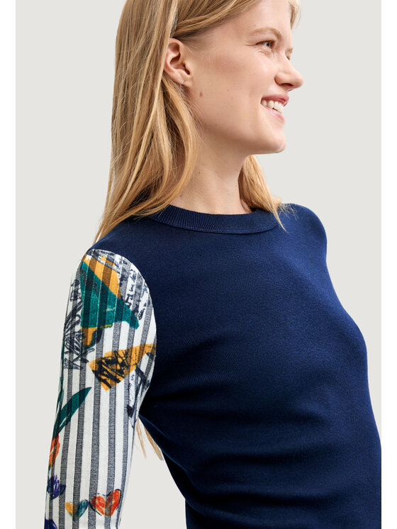 Desigual Desigual Maglione JERS_MARINO Blu Casual Fit