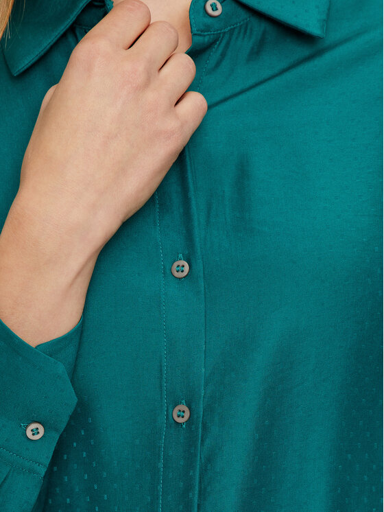 United Colors Of Benetton United Colors Of Benetton Košeľa 56YUDQ09G Tyrkysová Regular Fit