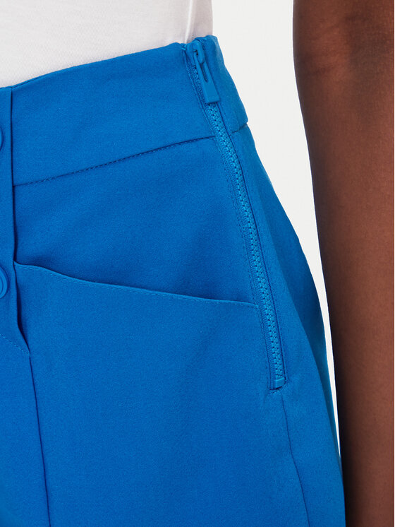Morgan Morgan Stoffshorts 251-SHEON Blau Straight Fit