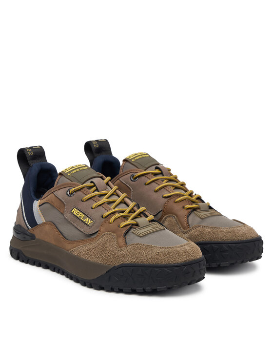 REPLAY REPLAY Sneakersy GMSF7 .000.C0200T Brązowy