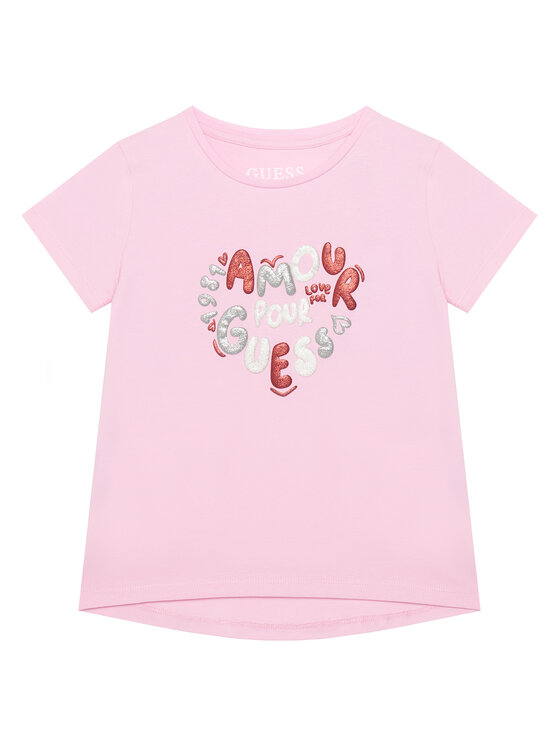 Guess Tricou K6RI02 K6YW4 Roz Relaxed Fit