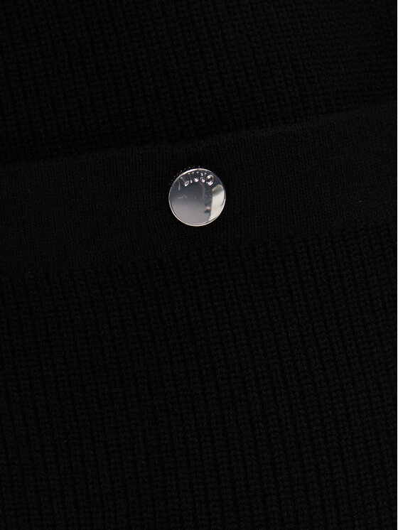 Liu Jo Liu Jo Úpletové šaty MF5371 MS99E Černá Slim Fit