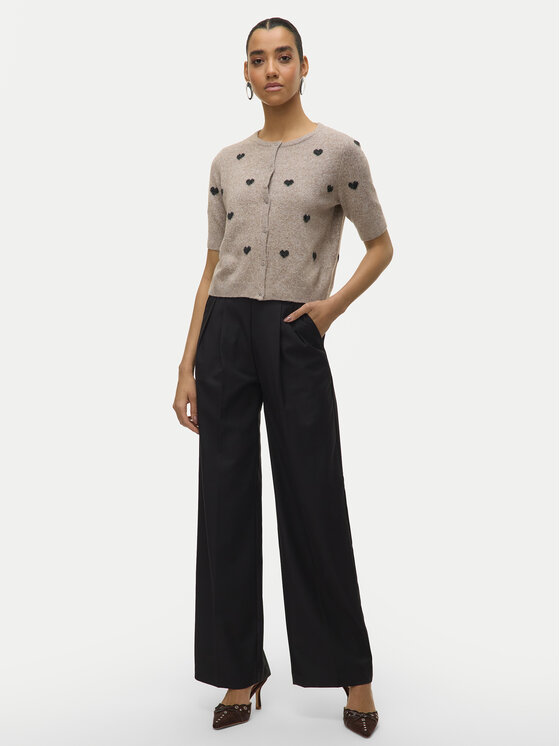 Vero Moda Vero Moda Kardigán Doffy 10330795 Béžová Regular Fit