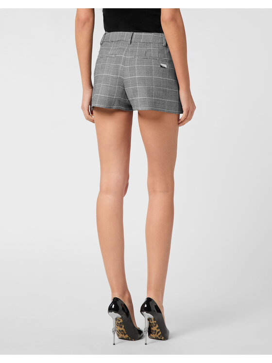 PHILIPP PLEIN PHILIPP PLEIN Spódnica mini 26483 Biały Short Fit