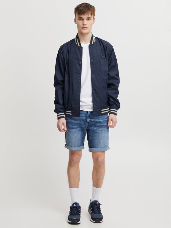 Blend Blend Bomberjacke 20715743 Dunkelblau Regular Fit
