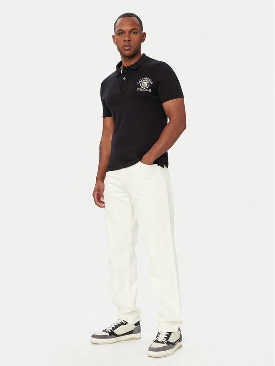 Guess Jeans Guess Jeans Polo M6YP05 K3978 Melns Regular Fit