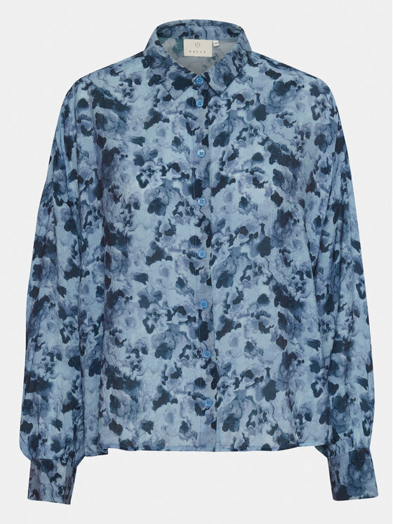 Kaffe Kaffe Hemd Sus 10508170 Blau Regular Fit