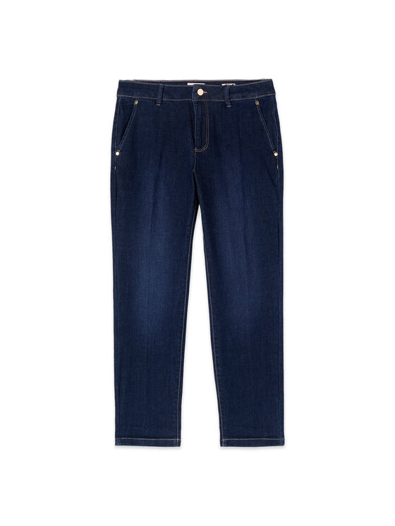 Oltre Oltre Jeansy P492R309439N034 Niebieski Regular Fit