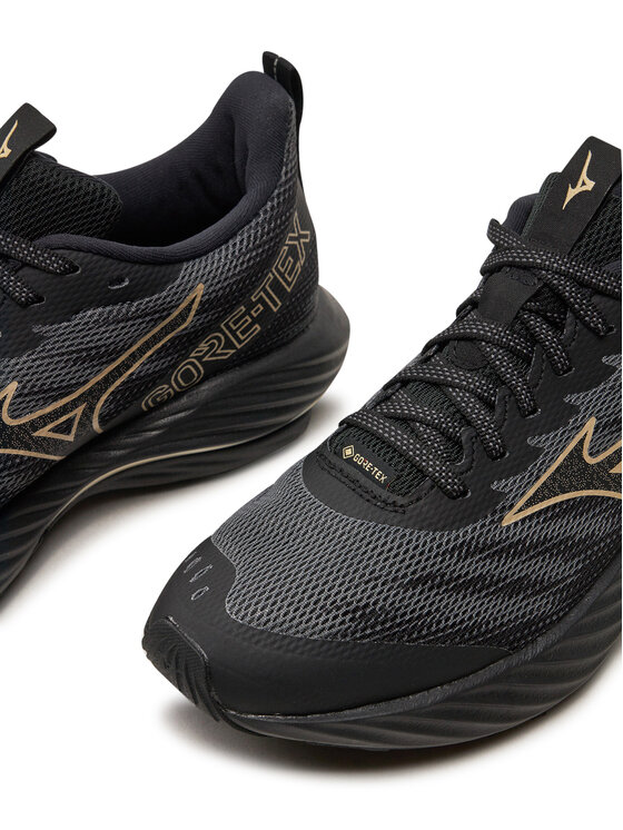 Mizuno Mizuno Παπούτσια για Τρέξιμο Wave Rrider GTX 2 J1GD247921 Μαύρο