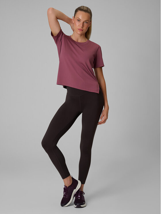 4F 4F Legginsy BASIC+ Brązowy ciemny Slim Fit