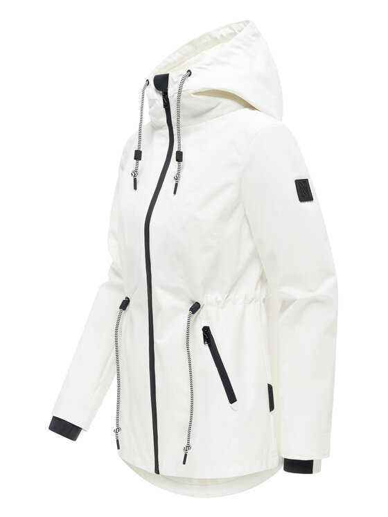 Navahoo Navahoo Kurtka przejściowa Blumentanz Biały Regular Fit
