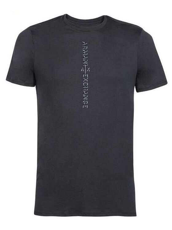Armani Exchange Armani Exchange T-Shirt 3LZTBN ZJA5Z 1510 Granatowy Regular Fit