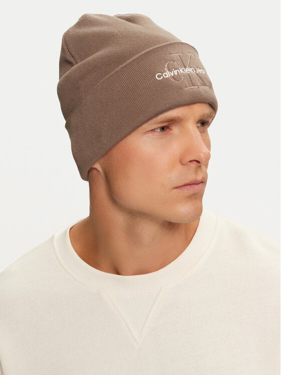 Calvin Klein Calvin Klein Kapa Mono Logo Embro K50K512460 Rjava