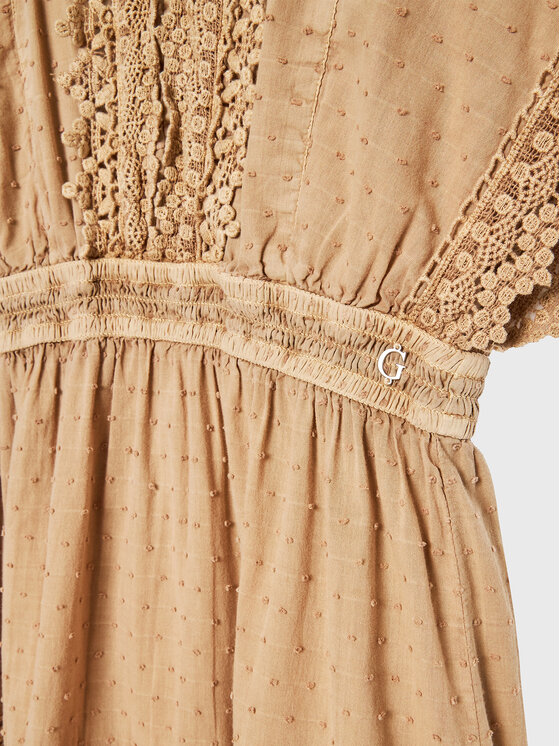 Guess Guess Ежедневна рокля J3GK41 WFDN0 Кафяв Regular Fit