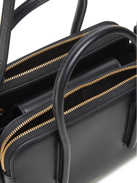Calvin Klein Calvin Klein Τσάντα Carryall Micro Leather Tote LV04F3057G Μαύρο