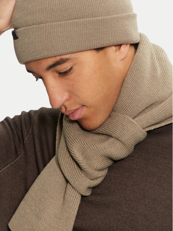 Jack&Jones Jack&Jones Komplekti kuuluvad sall ja müts 12163827 Beež