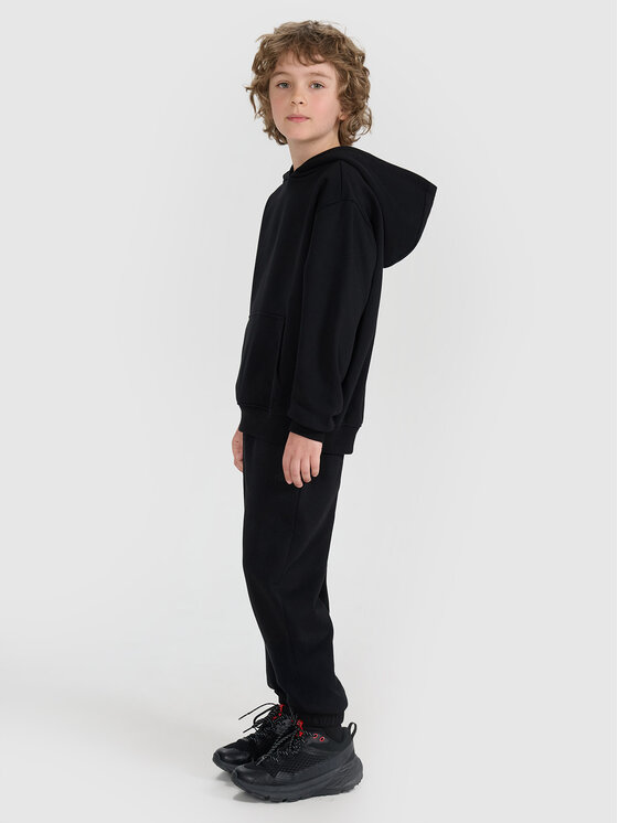 4F 4F Bluza BASIC+ Czarny Oversize