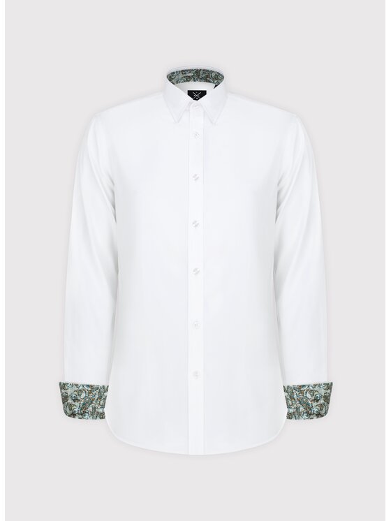 Pako Lorente Pako Lorente Koszula P24WF-1X-021 Biały Slim Fit
