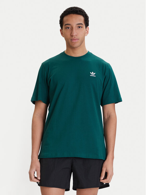 adidas adidas Póló Trefoil Essentials KD1323 Zöld Regular Fit