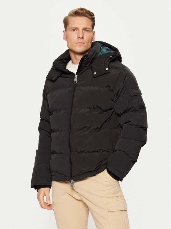 Hunter Hunter Télikabát HARM0005242 Fekete Regular Fit