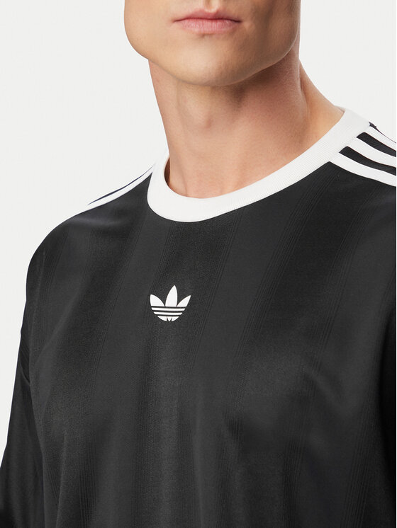adidas adidas T-Shirt adicolor Jacquard KD5830 Schwarz Loose Fit
