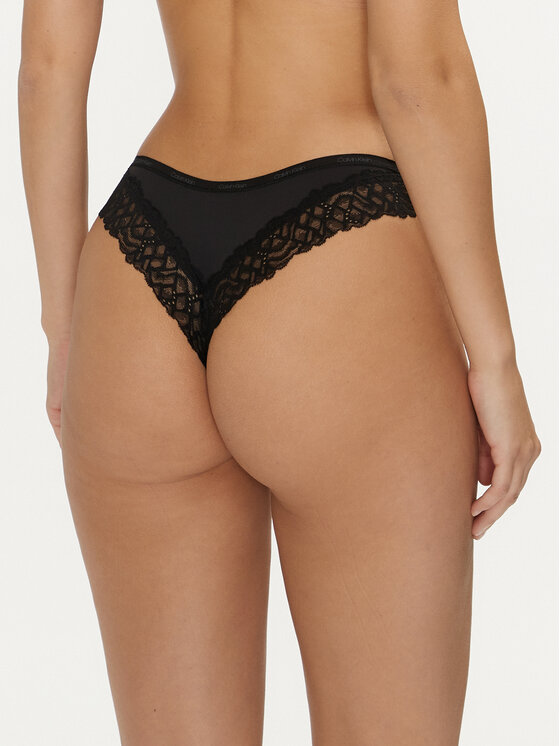 Calvin Klein Underwear Calvin Klein Underwear Бразильські труси 000QF7829E Чорний